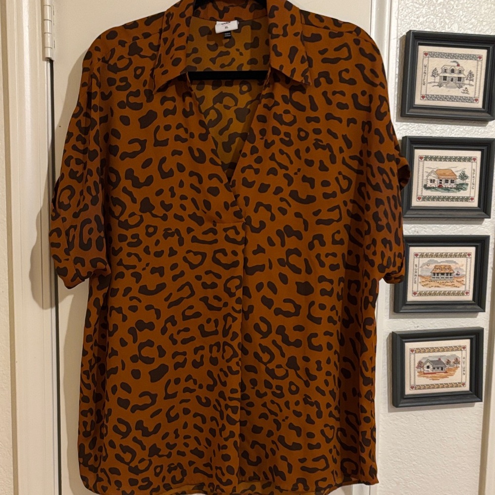 Cabi Leopard Replay top